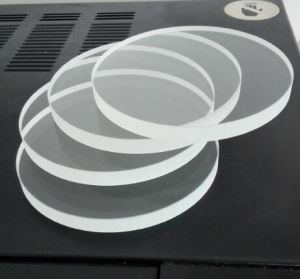 Feuille de verre de borosilicate, résistant à la chaleur