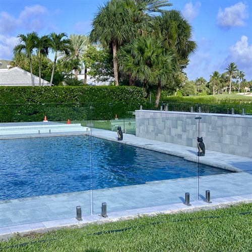 Panneau de garde-corps en verre