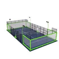 Verre résistant aux ouragans-pour les courts de padel