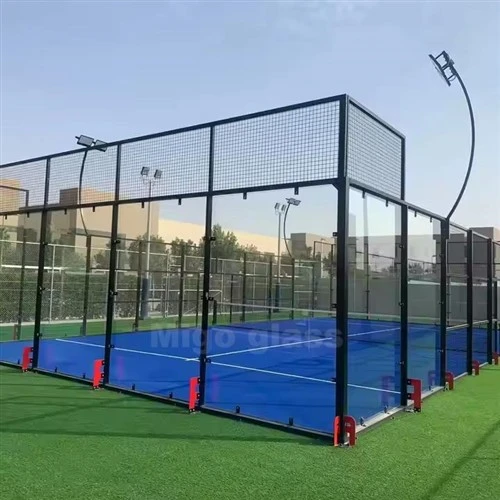 Murs de verre résistants aux ouragans Padel