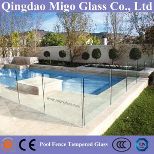 Verre de clôture de sécurité de piscine