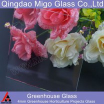 Verre à effet de serre trempé 4 mm