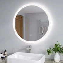 Miroir LED rond moderne