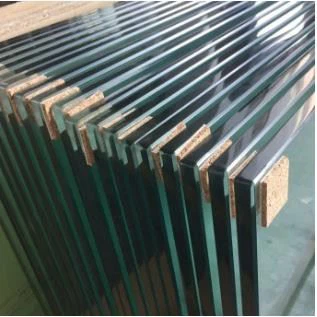 Porte de douche trempée