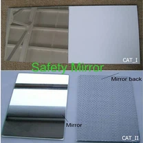 Miroir avec support en vinyle